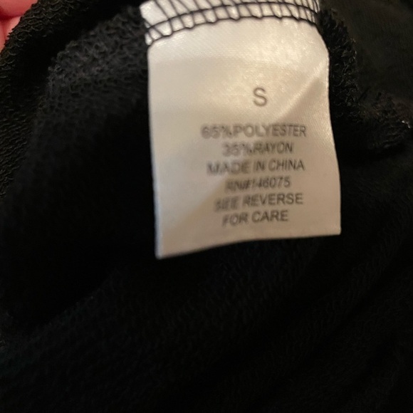 THEO & SPENCE Lightning Bolt Sweatshirt In Black White Min - Picture 7 of 10